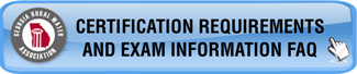 FAQ Certification Requirements Exam Information